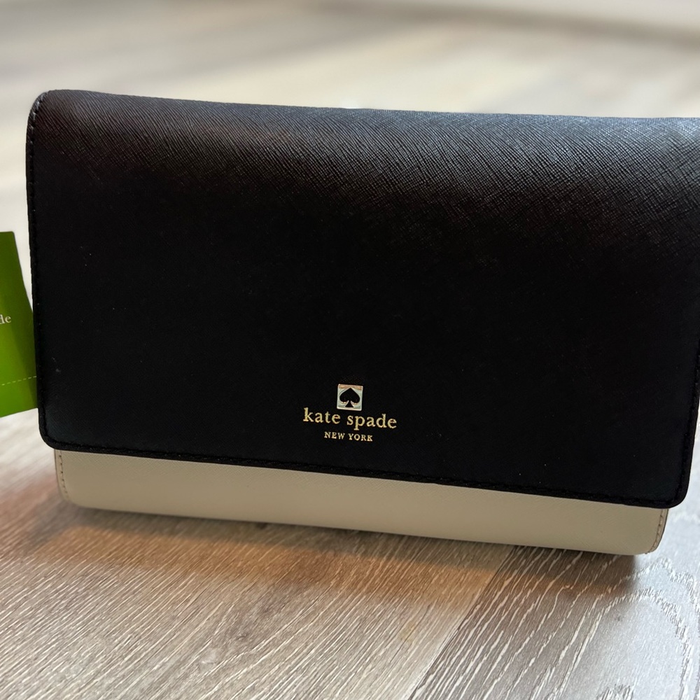 Kate Spade ♠️ Alek Charlotte Street Crossbody OstreggBlk NWT - Picture 5 of 12